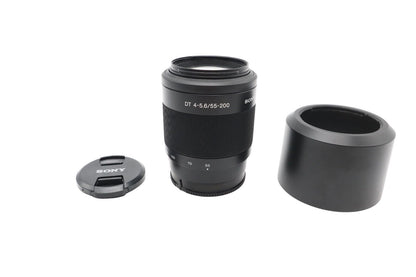 Sony 55-200mm F4-5.6 Lens, SAL55200, Telephoto Sony for A-Mount, 1 Year Warranty
