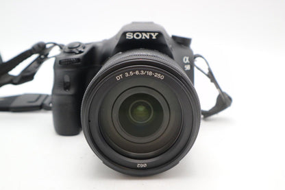 Sony A58 DSLR Camera 20.1MP with 18-250mm, Shutter Count 13192, Good Condition
