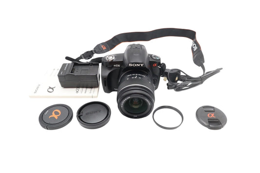 Sony Alpha A230 Camera DSLR 10.2MP with 18-55mm, Shutter Count 785, REFURBISHED