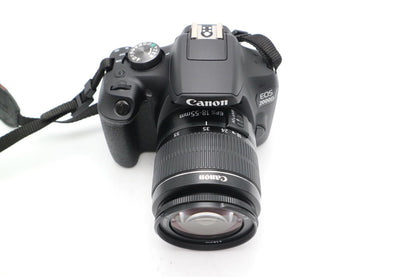 Canon 2000D DSLR Camera 24.1MP with 18-55mm, Shutter Count 302 REFURBISHED