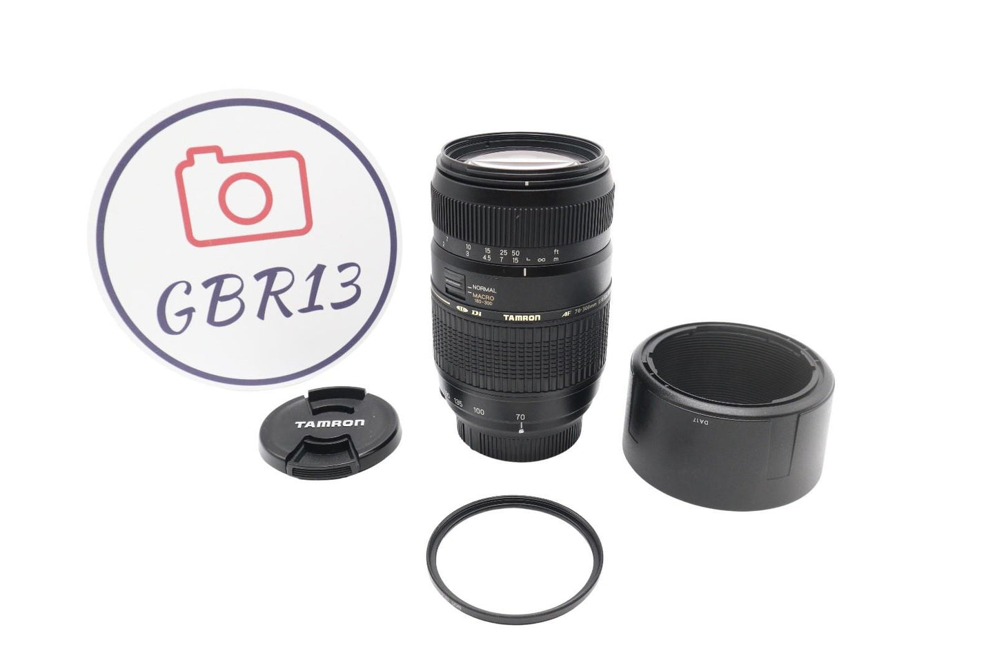 Tamron 70-300mm Lens F4.0-5.6 AF Di LD Tele-Macro for Nikon, V. Good REFURBISHED