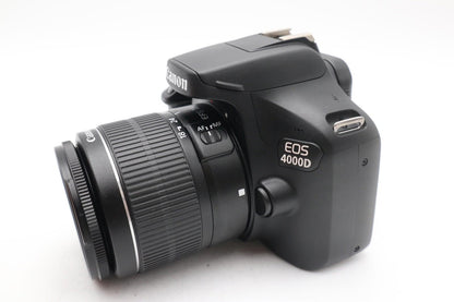 Canon 4000D Camera DSLR 18.0MP with 18-55mm, Shutter Count 98, V.G. REFURBISHED
