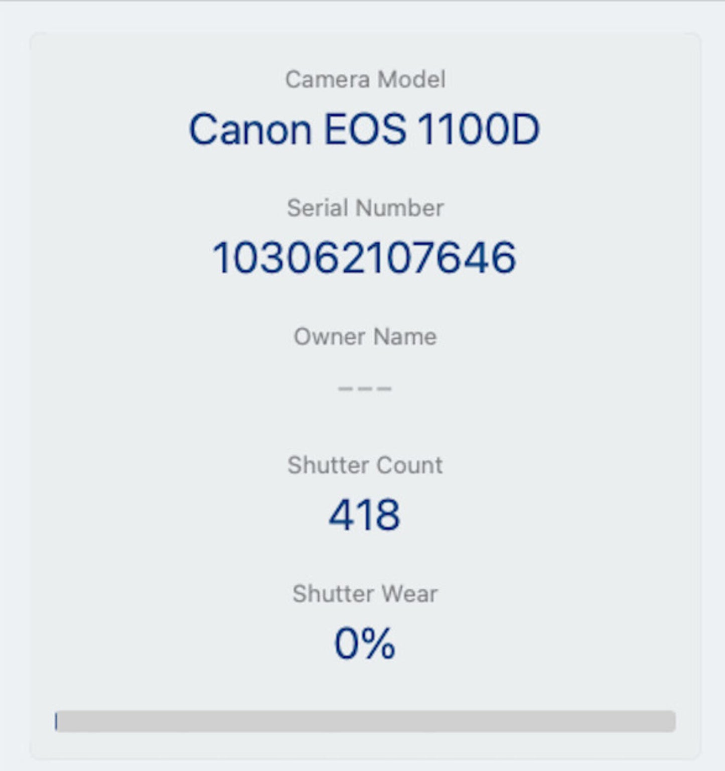 Canon 1100D DSLR Camera Kit with 18-55mm, Shutter Count 418 12 Months Warranty