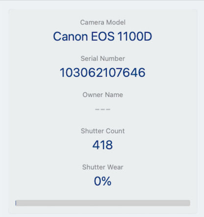 Canon 1100D DSLR Camera Kit with 18-55mm, Shutter Count 418 12 Months Warranty