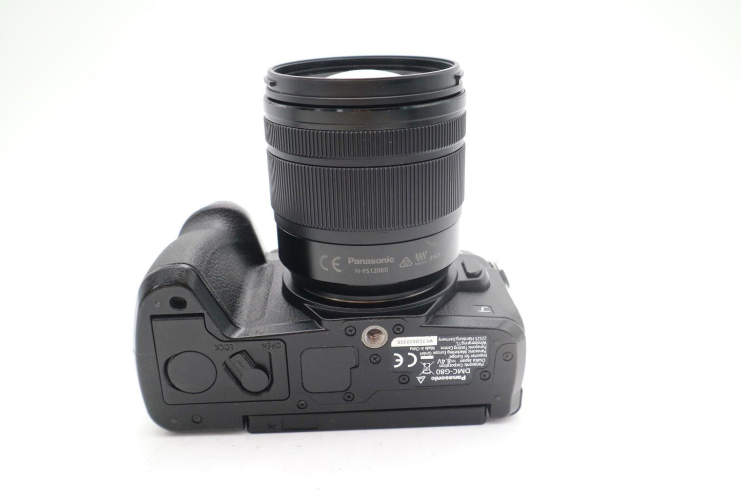 Panasonic G80 Mirrorless Camera 16MP with 12-60mm Shutter Count 3850 REFURBISHED