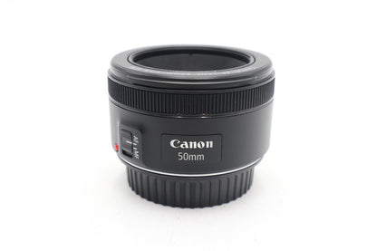 Canon 50mm Prime Lens f/1.8 STM EF Sharp, Portrait, Full Frame, Good REFURBISHED
