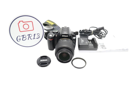 Nikon D60 DSLR Camera 10.2 MP with 18-55mm, Shutter Count 25999, Good Condition