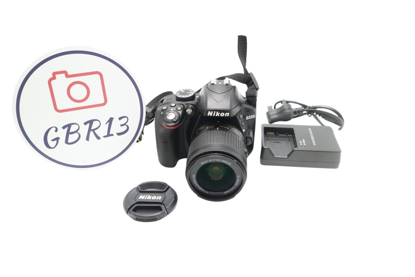 Nikon D3300 DSLR Camera 24.2MP with 18-55mm Shutter Count 4052 , 1 Year Warranty