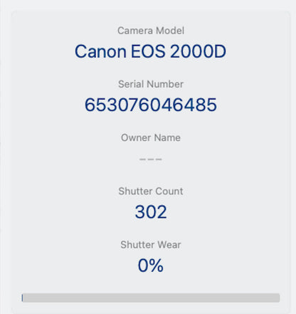 Canon 2000D DSLR Camera 24.1MP with 18-55mm, Shutter Count 302 REFURBISHED