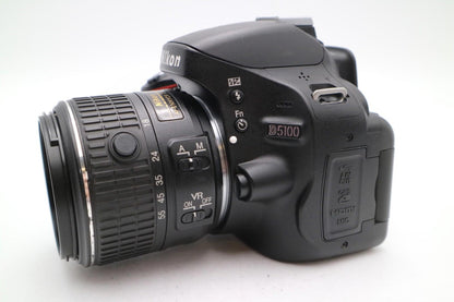 Nikon D5100 DSLR Camera 16.2MP with 18-55mm, Shutter Count 682 Good REFURBISHED