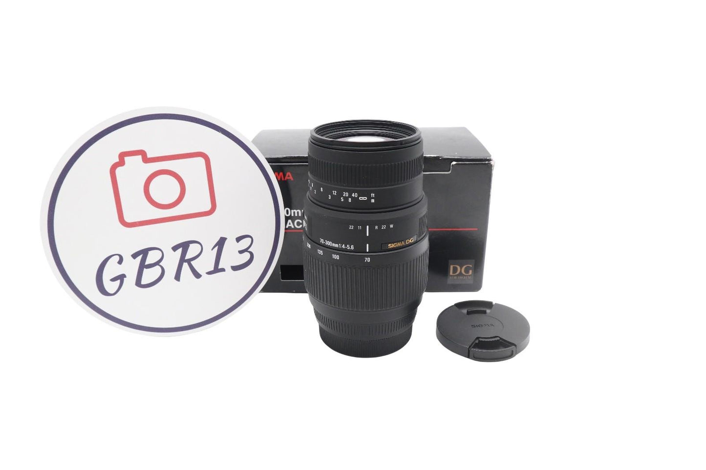 Sigma 70-300mm f/4-5.6 Lens Telephoto Macro for Nikon, Good Condition