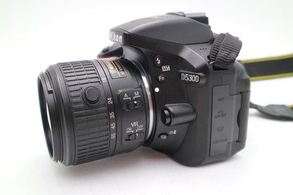 Nikon D5300 24.2MP Camera DSLR with Nikon 18-55mm Lens, 1 Year Warranty