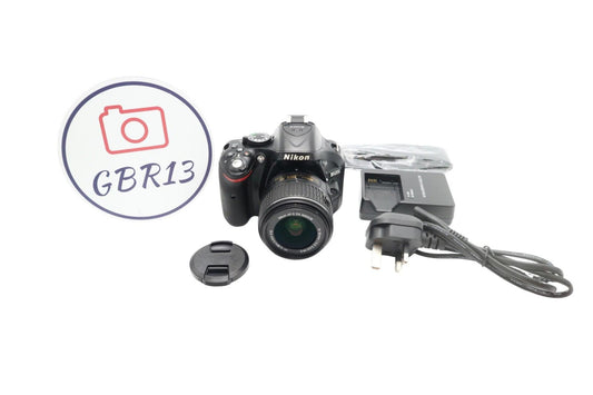 Nikon D5200 DSLR Camera 24.1MP with 18-55mm, Shutter Count 8486 Good Condition