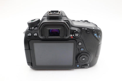 Canon 80D DSLR Camera 24.2MP Body Only, Shutter Count 4961, Good Condition
