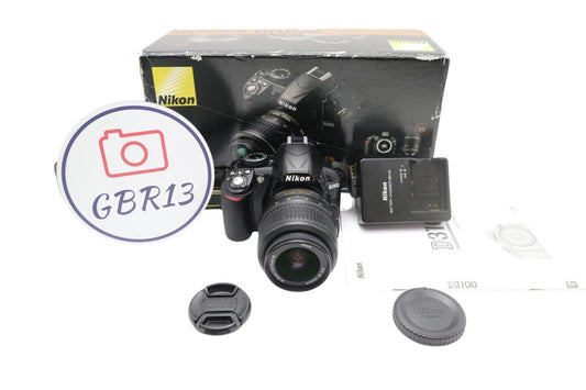 Nikon D3100 DSLR Camera 14.2MP with 18-55mm, Shutter Count 7650, Good Cond.
