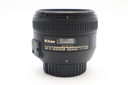 Nikon 50mm F/1.4 G AF-S Nikkor Prime Lens, Very Sharp, Portrait, V.G REFURBISHED