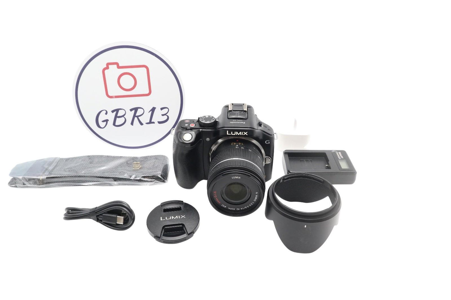 Panasonic G5 Mirrorless Camera 16MP with 14-42mm, Shutter Count 3947, V.G. Cond.