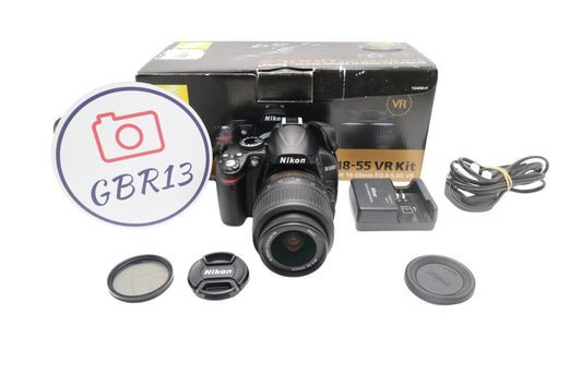Nikon D3100 DSLR Camera 14.2MP with 18-55mm, Shutter Count 3839, Very Good Cond.