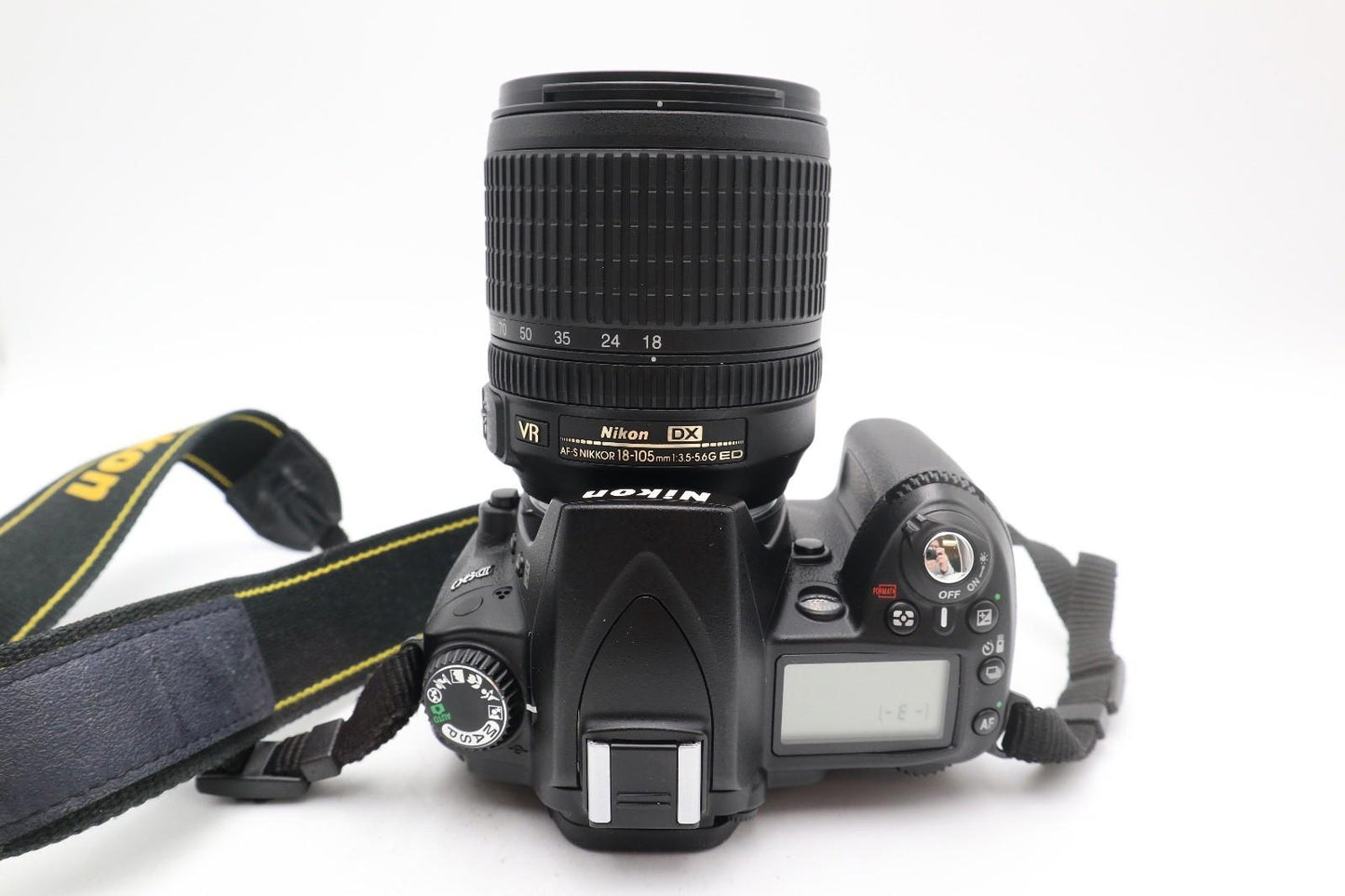 Nikon D90 DSLR Camera 12.3MP with 18-105mm, Shutter Count 4495, Good REFURBISHED