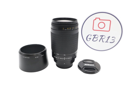 Nikon 70-300mm Telephoto Lens F4.0-5.6 G Nikkor AF Full Frame, Good Condition