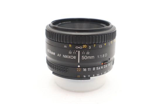 Nikon 50mm F1.8D Lens AF Nikkor Sharp Portrait, Fixed Prime, Good Condition