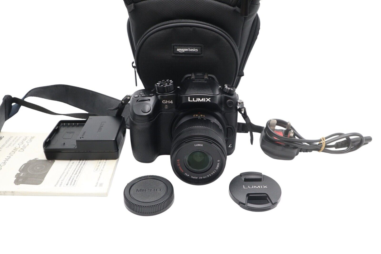 Panasonic DMC-GH4 Mirrorless Camera 16MP 4K with 14-42mm, Shutter Count 188