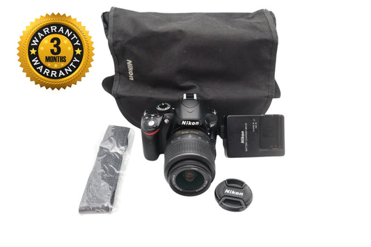 Nikon D3200 DSLR Camera 24.2MP with 18-55mm, Shutter Count 3261, Very Good Cond