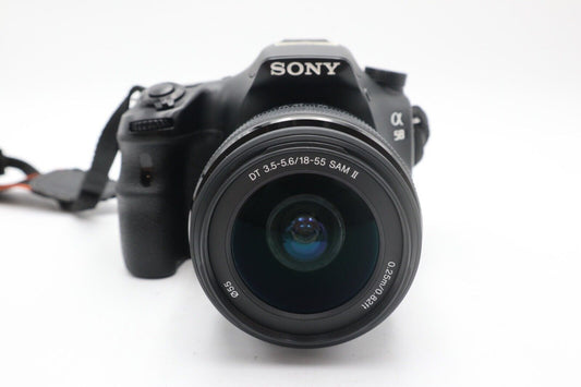 Sony A58 DSLR Camera 20.1MP with 18-55mm, Shutter Count 28751, Very Good Cond.
