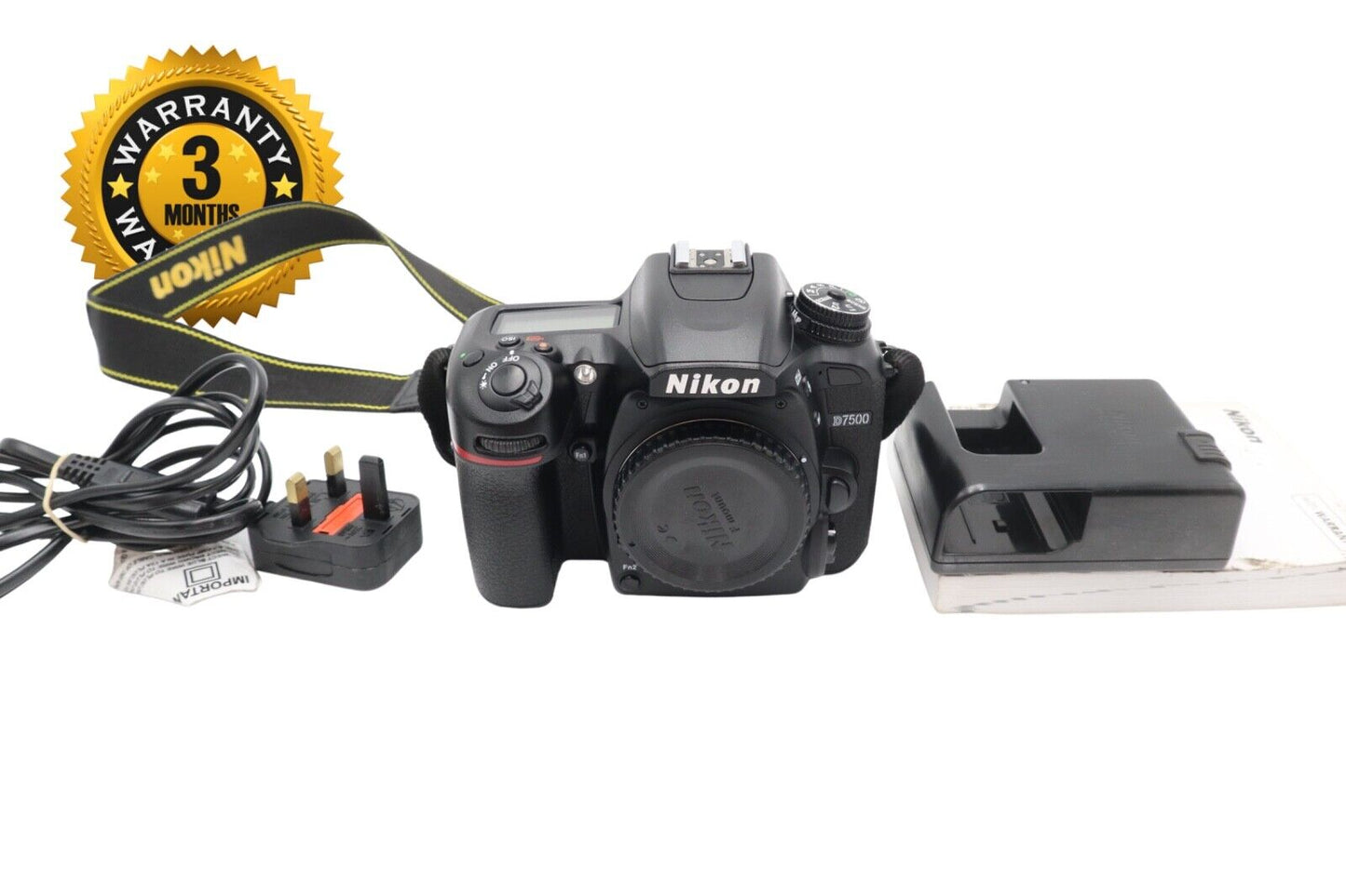 Nikon D7500 DSLR Camera 20.9MP Body Only, Shutter Count 10%, Very Good Cond.