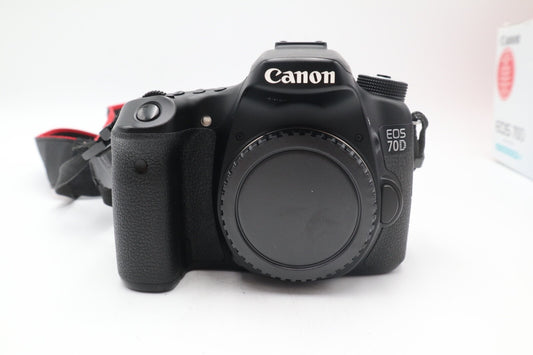 Canon 70D DSLR Camera 20.2MP Body Only, Shutter Count 13262, Good Condition
