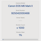 Canon EOS M6 Mark II Mirrorless Camera 32.5MP with 15-45mm, Shutter Count 1000