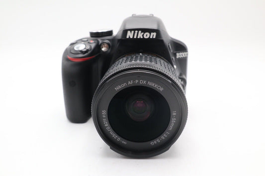 Nikon D3300 DSLR Camera 24.2MP with 18-55mm, Shutter Count 728, V. Good REFURBI.