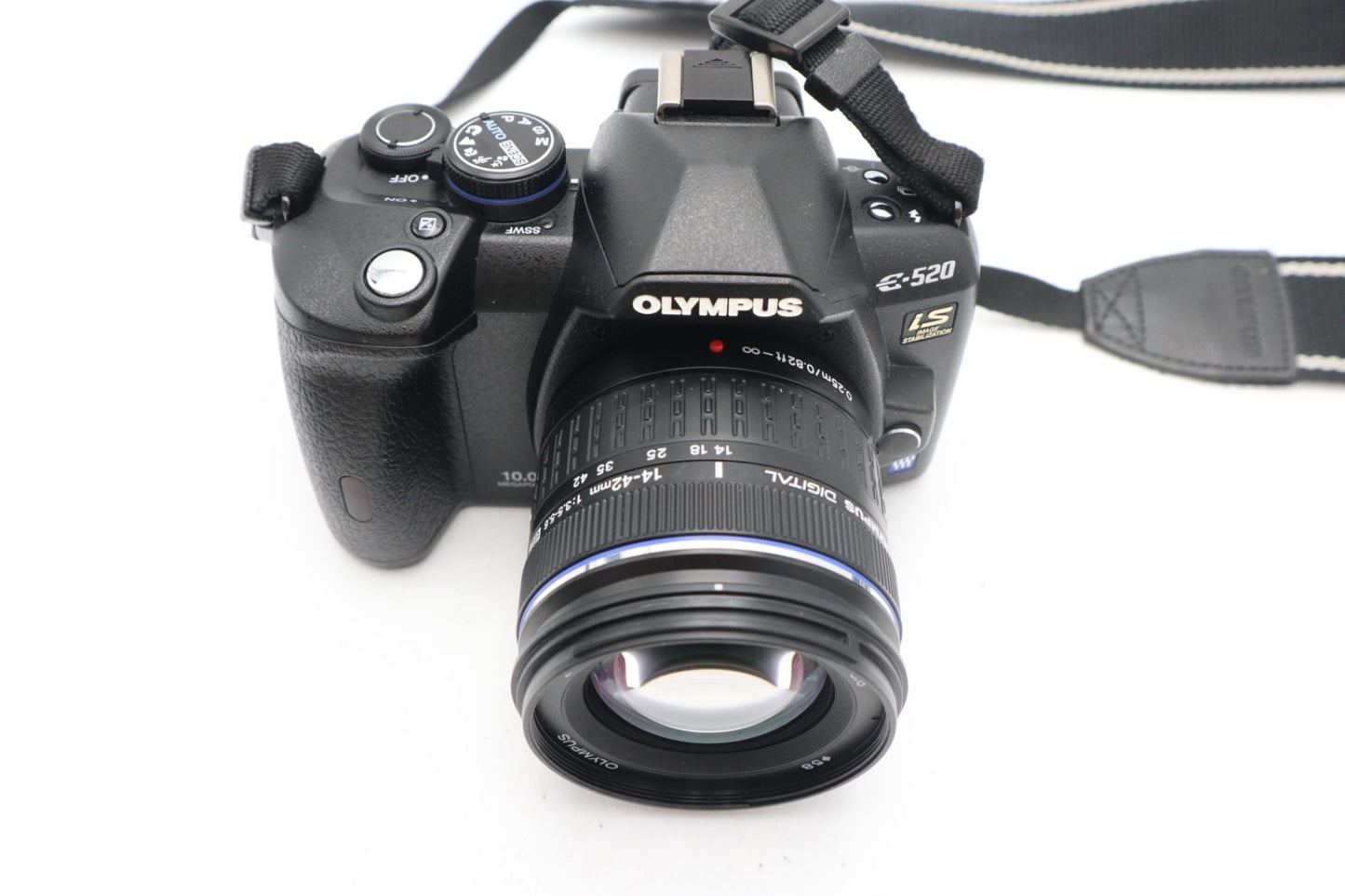 Olympus E-520 DSLR Camera 10.0MP with 14-42mm and 40-150mm Lenses, Good Cond.