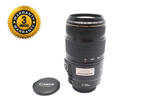 Canon 75-300mm F/4-5.6 Lens IS USM EF, Stabilised Zoom, Full Frame, Good Cond.