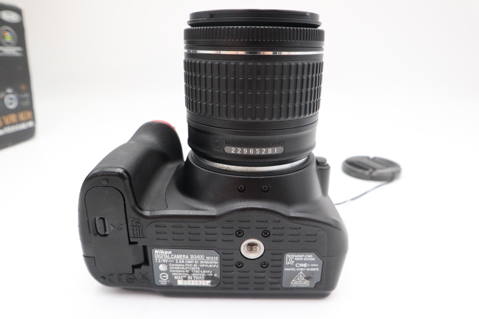 Nikon D3400 DSLR Camera 24.2MP with 18-55mm, Shutter Count 2425, Very Good Cond.