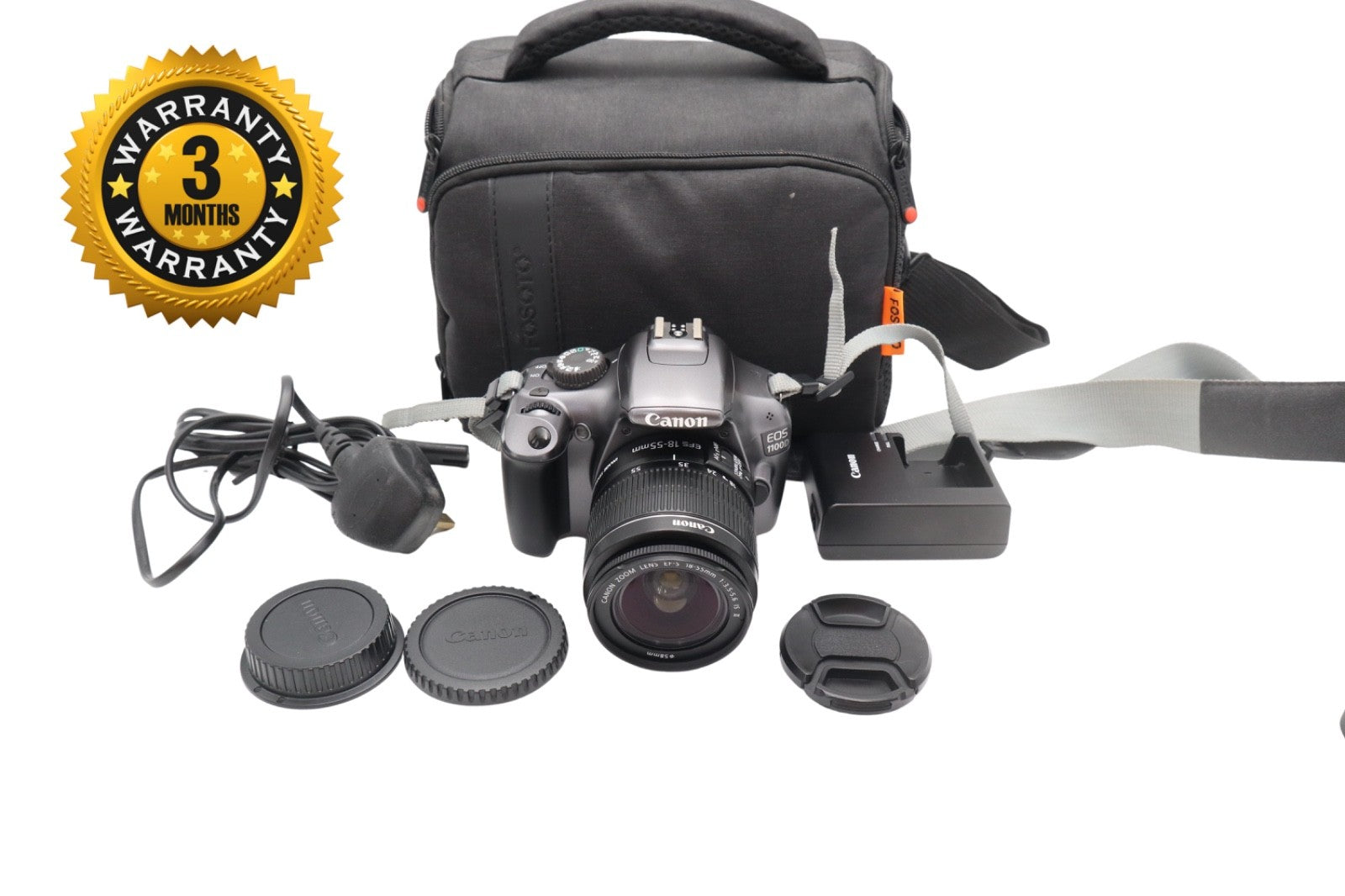 Canon 1100D DSLR Camera Kit with 18-55mm, Shutter Count 6225, V. Good Condition