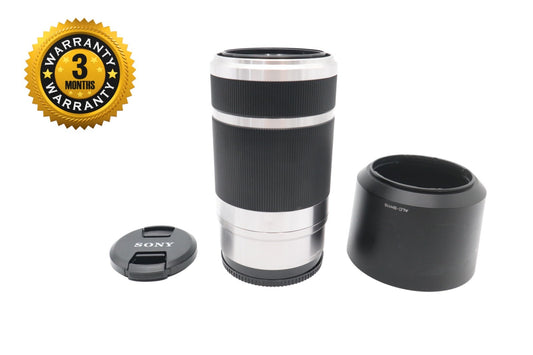Sony 55-210mm Telephoto Lens F4.5-6.3 OSS for Sony E-Mount, SEL55210, Good Cond.