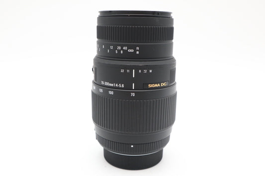 Sigma 70-300mm f/4-5.6 Lens Telephoto Macro for Nikon, Good Condition