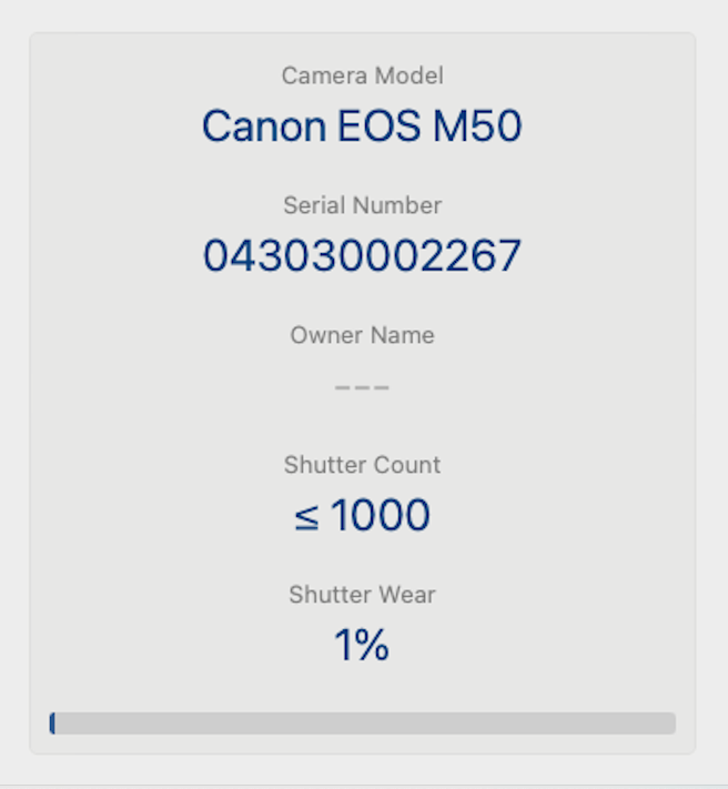 Canon M50 Camera 24MP with 15-45mm STM Lens, Under 1000 Shutter Count, V.G. Cond