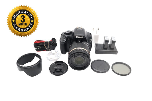 Canon 1100D DSLR Camera with Tamron 18-270mm Stabilised Lens Shutter Count 5772