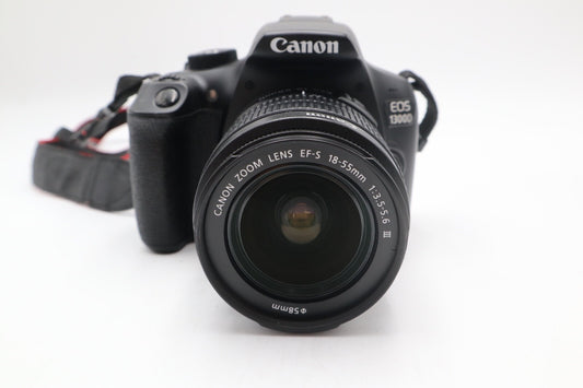 Canon EOS 1300D DSLR Camera 18.0MP with 18-55mm, Shutter Count 8440, V. G. Cond.