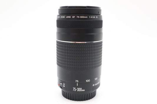 Canon 75-300mm F/4-5.6 III EF AF Telephoto Zoom Lens, Full Frame, Good Condition