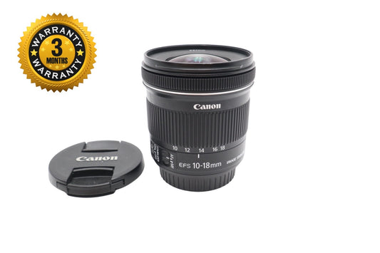 Canon 10-18mm Wide-Angle Lens F/4.5-5.6 IS STM, Stabilised, Very Good Condition