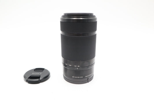 Sony 55-210mm Telephoto Lens F4.5-6.3 OSS for Sony E-Mount, SEL55210, Good Cond.