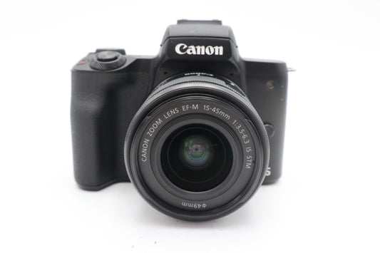 Canon M50 Camera 24MP with 15-45mm STM Lens, Under 3000 Shutter Count, V.G. Cond