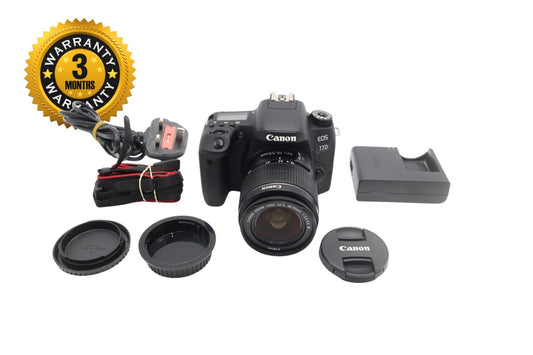 Canon 77D DSLR Camera 24.2MP with 18-55mm, Shutter Count 7216, Very Good REFURB.