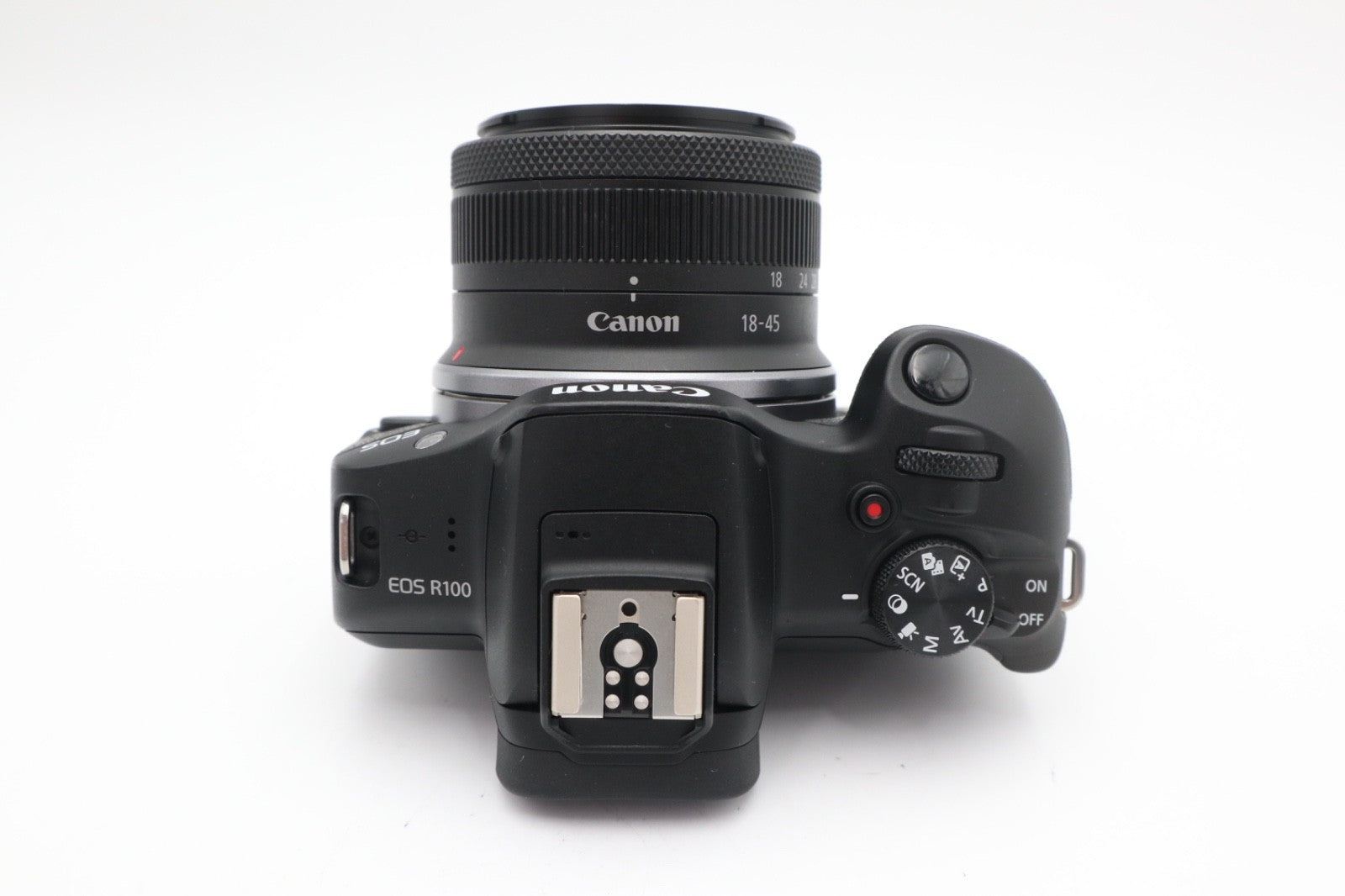 Canon EOS R100 Mirrorless Camera 24.1MP with 18-45mm IS Lens, Shutter Count 2000