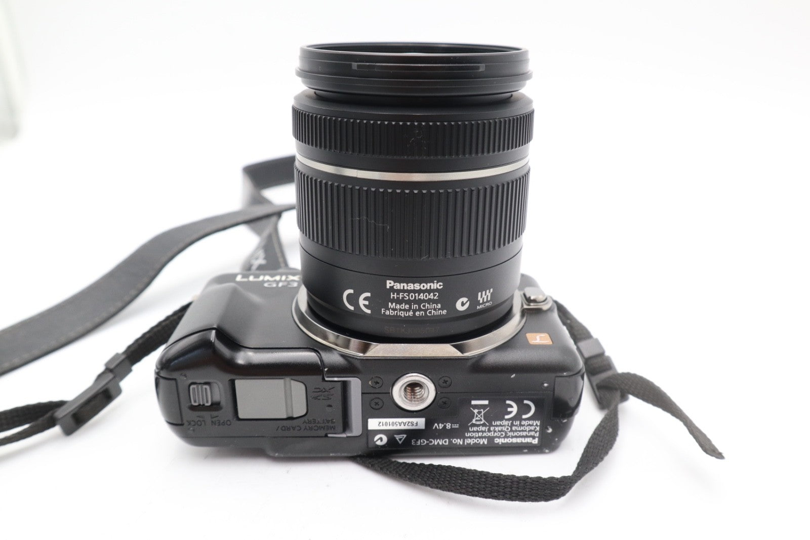 Panasonic DMC-GF3 Camera Mirrorless 12.1MP with 14-42mm Lens, Shutter Count 7193