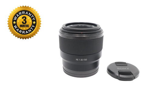 Sony 50mm F/1.8 Lens FE, Prime Portrait, SEL50F18F for Sony E-Mount, V.Good Cond