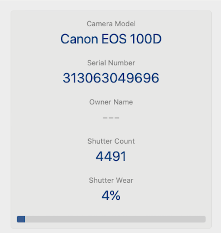 Canon 100D DSLR Camera 18MP with 18-55mm Shutter Count 4491, Good Condition
